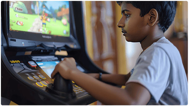 Arcade – Célèbre attraction at the venue